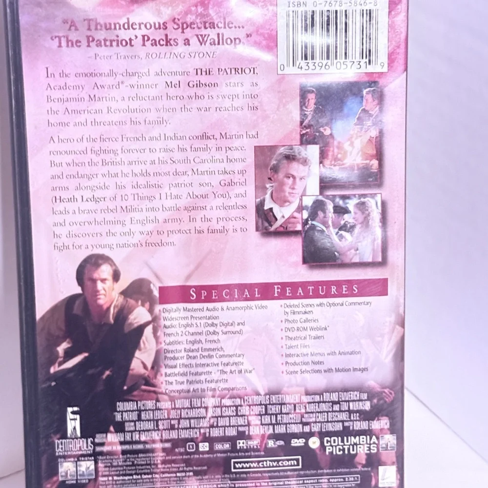 The Patriot DVD